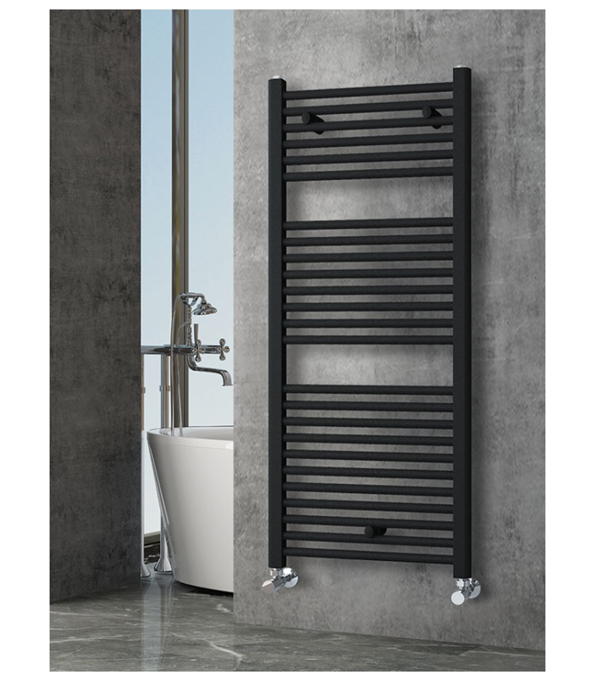 EEUK Secador de Toallas baño electrico de bajo Consumo 89W, radiador toallero  eléctrico Negro Hardwired toallero Calentador de Toallas radiador de  calefacción, 600 * 800mm(Size:220V) : : Hogar y cocina